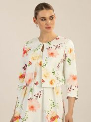 APART Bolerko w kolorze kremowo-brzoskwiniowym rozmiar: 38. Brązowe swetry Apart, bez wzorów, bez ramiączek. Za 195.99 zł.