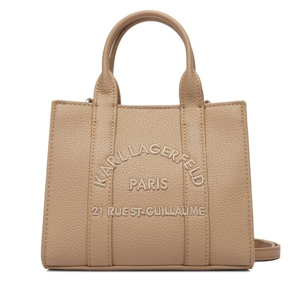 Torebka KARL LAGERFELD. Brązowe torebki klasyczne KARL LAGERFELD, bez wzorów, bez dodatków. Za 649.99 zł.