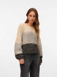 Vero Moda Sweter w kolorze beżowym rozmiar: S. Brązowe swetry Vero Moda, s, bez wzorów, z wełny, bez ramiączek. Za 153.71 zł.