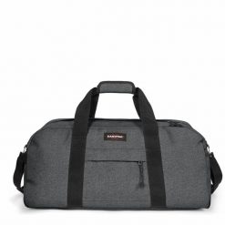 Torba podróżna Eastpak Station +. Czarne torby na ramię Eastpak, bez wzorów, z denimu, na ramię, duże, bez dodatków. Za 387.00 zł.