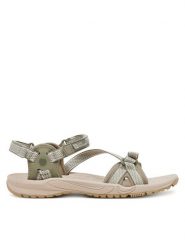 Jack Wolfskin Sandały Lakewood Ride Sandal M 4019041 Beżowy. Brązowe sandały Jack Wolfskin, bez wzorów, z materiału, bez obcasa, na płaskiej podeszwie, bez zapięcia. Za 219.99 zł.