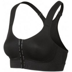 Stanik Odlo Power Front Fit Sport - Maksymalne Wsparcie i Komfort. Czarne bielizna sportowa Odlo, bez wzorów, bez ramiączek, do biegania. Za 134.99 zł.