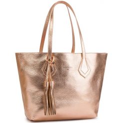 Torebka PATRIZIA PEPE - 2V8825/A3FH-J2CZ Oro Rose Moon Sand. Żółte shopper Patrizia Pepe, bez wzorów, ze skóry, bez dodatków. W wyprzedaży za 599.00 zł.
