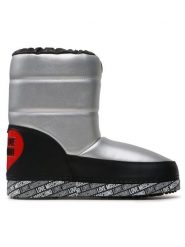 LOVE MOSCHINO Śniegowce JA24142G1HIT590A Srebrny. Szare trapery i śniegowce Love Moschino, ze skóry. Za 1,029.00 zł.