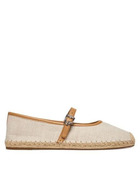 MICHAEL Michael Kors Espadryle Lynn Ballet 40S6LYFP1D Écru. Białe espadryle MICHAEL Michael Kors, bez wzorów, z materiału, bez obcasa, bez zapięcia. Za 405.99 zł.