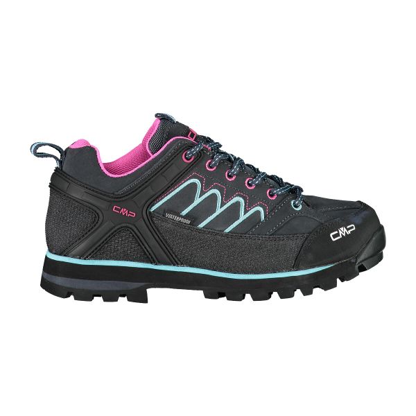 Damskie Niskie buty trekkingowe CMP Moon waterprof. Czarne trekkingi CMP, z gumy, outdoorowe. Za 399.00 zł.