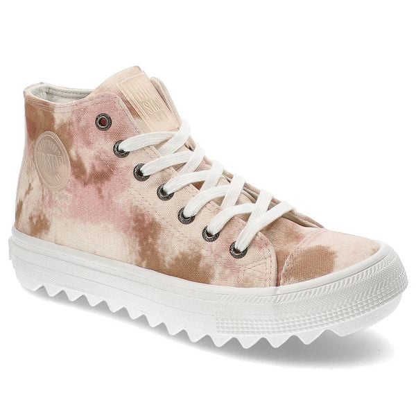 Beżowe Trampki Big Star Modne Buty Damskie. Brązowe trampki Big Star, bez wzorów, bez zapięcia. Za 159.00 zł.