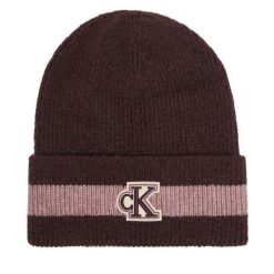 Czapka Calvin Klein. Czerwone czapki Calvin Klein, bez wzorów. Za 209.99 zł.