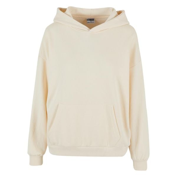 Damska bluza oversize z kapturem Urban Classics Light Terry. Białe bluzy Urban Classics, bez wzorów, z kapturem. Za 134.00 zł.