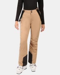 Spodnie narciarskie damskie Kilpi ELARE-W. Brązowe spodnie narciarskie Kilpi, m, bez wzorów, z materiału, narciarskie. Za 389.99 zł.