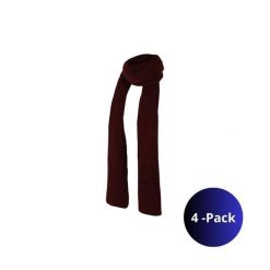Szalik żebrowany damski, jeden rozmiar, 4 sztuki. Czerwone szaliki SARLINI, na zimę, bez wzorów, z dzianiny, eleganckie. Za 358.45 zł.