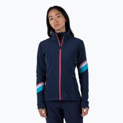 Bluza damska Rossignol Strawpile Fleece Fz. Niebieskie bluzy Rossignol, l, bez wzorów, z materiału, bez kaptura. Za 387.05 zł.