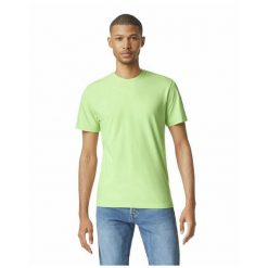 Koszulka Softstyle Dla Dorosłych Unisex. Zielone bluzki GILDAN, s, bez wzorów, sportowe, bez kołnierzyka, bez ramiączek. Za 29.99 zł.