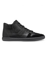 Geox Sneakersy "Elver" w kolorze czarnym rozmiar: 44. Czarne trampki Geox, bez wzorów, za kostkę, bez zapięcia. Za 329.95 zł.