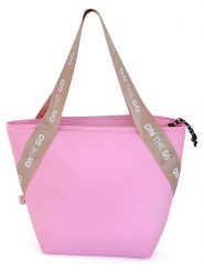 IRIS Torba termiczna w kolorze jasnoróżowym na lunch - 33,5 x 24 x 14 cm rozmiar: onesize. Różowe torby na ramię IRIS, bez wzorów, z materiału, sportowe, na ramię, bez dodatków. Za 61.95 zł.