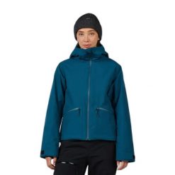 Damska kurtka narciarska Rossignol Rochrun. Niebieskie kurtki narciarskie Rossignol, bez wzorów, bez kaptura, narciarskie. Za 1,478.50 zł.