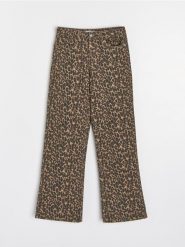 Jeansy straight w panterkę - wielobarwny. Jeansy Sinsay, l, bez wzorów. Za 69.99 zł.