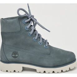 Timberland - Botki Heritage Life. Niebieskie botki Timberland, bez wzorów, z materiału, bez obcasa, na obcasie, bez zapięcia. W wyprzedaży za 649.90 zł.