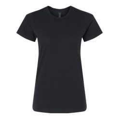 Damska Koszulka Softstyle O Średniej Grubości. Czerwone bluzki GILDAN, xl, bez wzorów, sportowe, bez kołnierzyka, bez ramiączek. Za 33.99 zł.