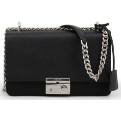 Prada Listonoszka 1BD009_ZMYF. Torebki klasyczne Prada, bez wzorów, z materiału, na ramię, bez dodatków. Za 3,887.00 zł.