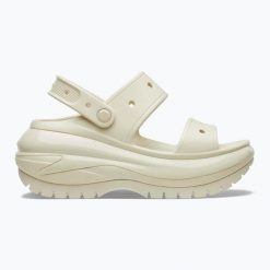 Sandały damskie Crocs Mega Crush. Brązowe sandały Crocs, bez wzorów, sportowe, bez obcasa, bez zapięcia. Za 239.99 zł.