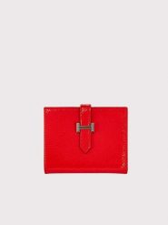 Lucky Bees Portfel "Helsinki" w kolorze czerwonym - 12 x 10 x 1,5 cm rozmiar: onesize. Czerwone portfele Lucky Bees, bez wzorów, z materiału. Za 73.99 zł.