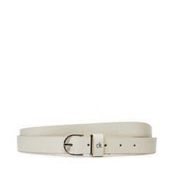 Pasek Calvin Klein. Białe paski Calvin Klein, bez wzorów. Za 120.99 zł.
