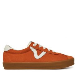 Tenisówki Vans. Brązowe trampki Vans, bez wzorów, bez zapięcia. Za 249.99 zł.