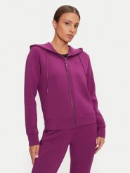 Guess Bluza Allie V3RQ11 K7UW2 Różowy Regular Fit. Czerwone bluzy Guess, xs, z aplikacjami, z wiskozy, bez kaptura. Za 299.99 zł.