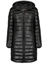 Geographical Norway Płaszcz pikowany "Annecy" w kolorze czarnym rozmiar: XL. Czarne płaszcze Geographical Norway, xl, bez wzorów, bez kaptura. Za 184.46 zł.