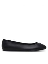 Tommy Hilfiger Baleriny Th Hardware Leather Ballerina FW0FW08654 Czarny. Czarne baleriny TOMMY HILFIGER, bez wzorów, ze skóry, bez obcasa. Za 289.99 zł.