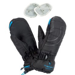 Mitenka grzewcza ski doroslych Therm-ic Warmer Ready Gloves kieszen na suwak. Czerwone rękawiczki THERM-IC, bez wzorów, z poliesteru, sportowe. Za 279.00 zł.