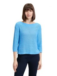 Betty Barclay Sweter w kolorze błękitnym rozmiar: 46. Niebieskie swetry Betty Barclay, bez wzorów, bez ramiączek. Za 126.99 zł.