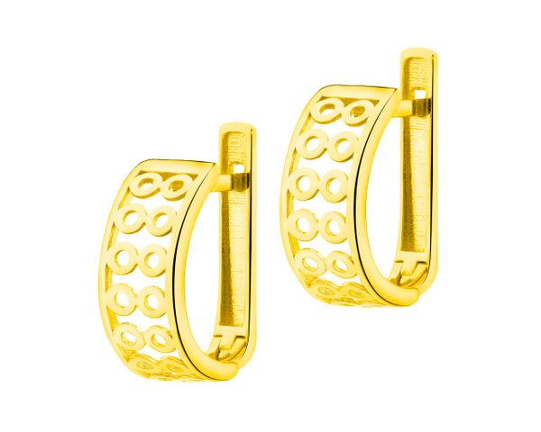 Złote kolczyki. Żółte kolczyki Apart, złote. Za 769.00 zł.