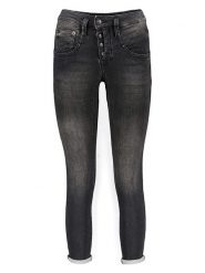 Herrlicher Dżinsy - Skinny fit - w kolorze czarnym rozmiar: W25. Czarne jeansy Herrlicher, z aplikacjami. Za 122.96 zł.