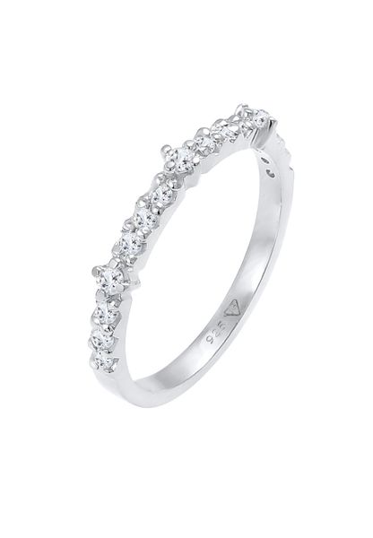 Elli PREMIUM Damski zaręczynowy Memoire Eternity symbol miłości z topazem srebro 925 Sterling Silver Pierścionki 1 ct. Szare pierścionki Elli PREMIUM, z topazem, srebrne. Za 228.99 zł.