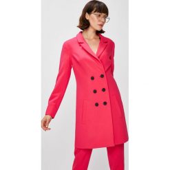 Answear - Płaszcz. Czerwone płaszcze ANSWEAR, l, bez wzorów, z elastanu, bez kaptura. W wyprzedaży za 239.90 zł.