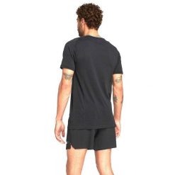 Wilson Series Seamless Crew 2.0 T-shirt. Czarne t-shirty Wilson, bez wzorów, bez kołnierzyka, bez ramiączek. Za 322.50 zł.