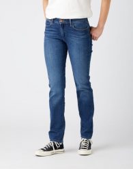 WRANGLER SLIM DAMSKIE SPODNIE JEANSOWE JEANSY DŻINSY GOOD LUCK W28LZG29W. Jeansy Wrangler, l, bez wzorów. Za 219.99 zł.