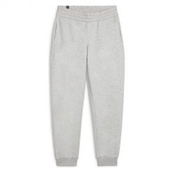 Spodnie sportowe damskie Puma Ess+ Logo Lab. Szare spodnie dresowe Puma, s, bez wzorów, z dresówki. Za 253.00 zł.