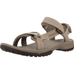 Sandały TEVA W TERRA FI LITE Beżowy. Brązowe sandały Teva, bez wzorów, ze skóry, sportowe, bez obcasa, bez zapięcia. Za 347.99 zł.