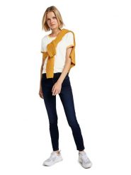 Tom Tailor Dżinsy - Slim fit - w kolorze granatowym rozmiar: XS/L32. Niebieskie jeansy Tom Tailor, l, bez wzorów. Za 48.39 zł.