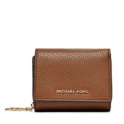 Portfel MICHAEL Michael Kors. Brązowe portfele MICHAEL Michael Kors, bez wzorów. Za 349.99 zł.