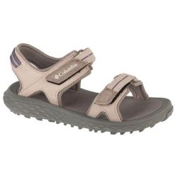 Sandały Columbia Konos Hiker 2-Strap Sandal 2121311096 beżowy. Brązowe sandały bez wzorów, z gumy, bez obcasa, bez zapięcia. Za 361.47 zł.