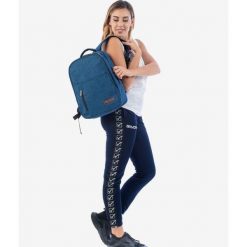 Plecak Givova City Royal Denim - Modny i trwały projekt. Niebieskie plecaki Givova, bez wzorów, z denimu. Za 120.99 zł.
