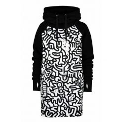 Bluza outdoorowa z kapturem damska DEEP TRIP Miszmasz softshell. Czarne bluzy sportowe DEEP TRIP, na zimę, m, bez wzorów, z bawełny, z kapturem. Za 499.00 zł.
