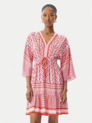 Hale Bob Sukienka letnia Theia 62NT650A Czerwony Relaxed Fit. Czerwone sukienki Hale bob, na lato, xs, bez wzorów, z wiskozy, bez kołnierzyka, bez ramiączek. Za 1,389.00 zł.