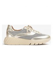 Unisa Skórzane sneakersy w kolorze złotym rozmiar: 41. Żółte trampki Unisa, bez wzorów, z materiału, bez zapięcia. Za 260.99 zł.