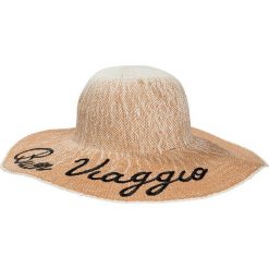 Kapelusz słomkowy bonprix beżowo-czarny. Kapelusze marki bonprix. Za 32.99 zł.