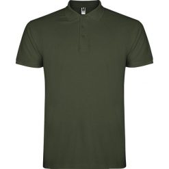 Męska Koszulka Polo Star. Zielone sukienki ROLY, na co dzień, l, bez wzorów, z bawełny, retro, bez kołnierzyka, bez ramiączek, mini, proste. Za 64.99 zł.